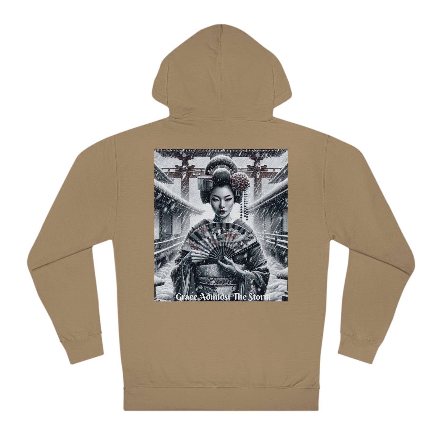 Geisha ~Grace Amidst the Storm ~Embrace Your Inner Calm Hoodie