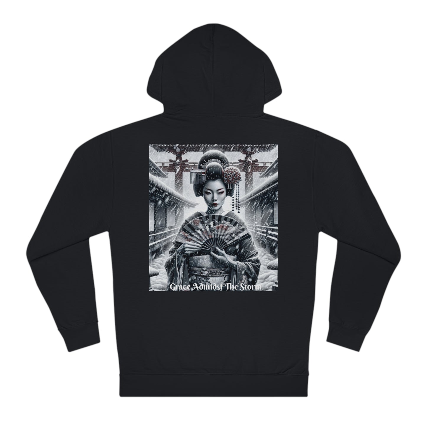 Geisha ~Grace Amidst the Storm ~Embrace Your Inner Calm Hoodie