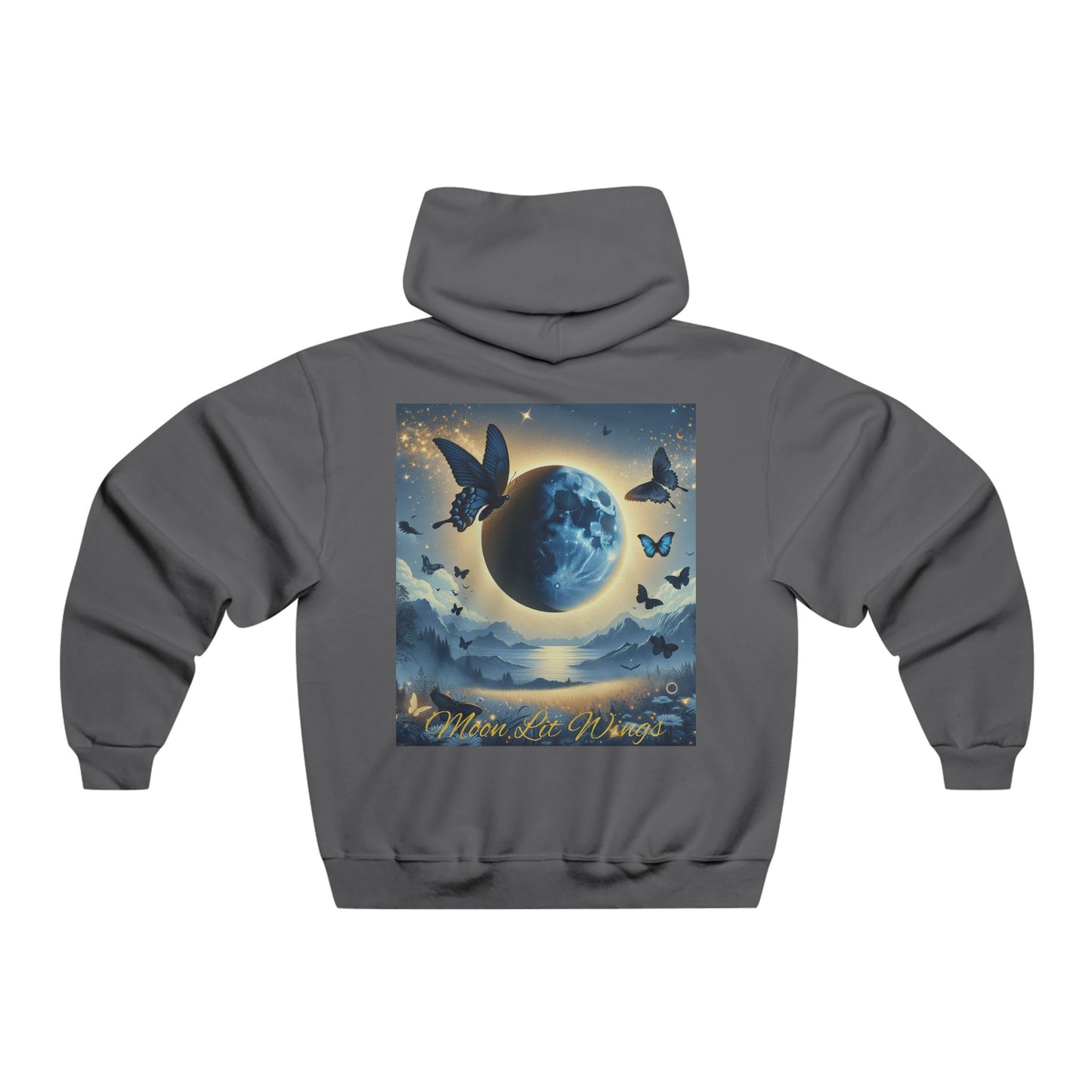 Moonlit Wings ~ Where Poetry Meets The Night ! Hooded Sweatshirt