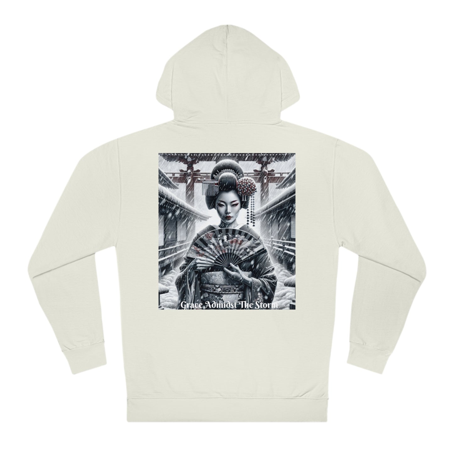 Geisha ~Grace Amidst the Storm ~Embrace Your Inner Calm Hoodie