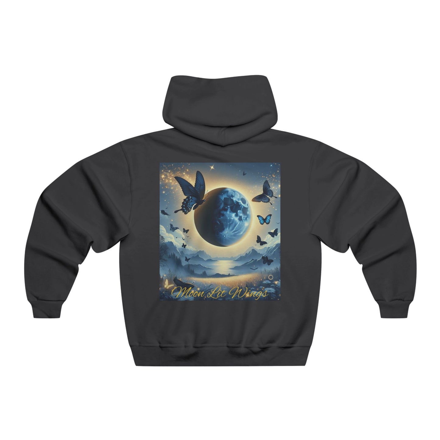Moonlit Wings ~ Where Poetry Meets The Night ! Hooded Sweatshirt