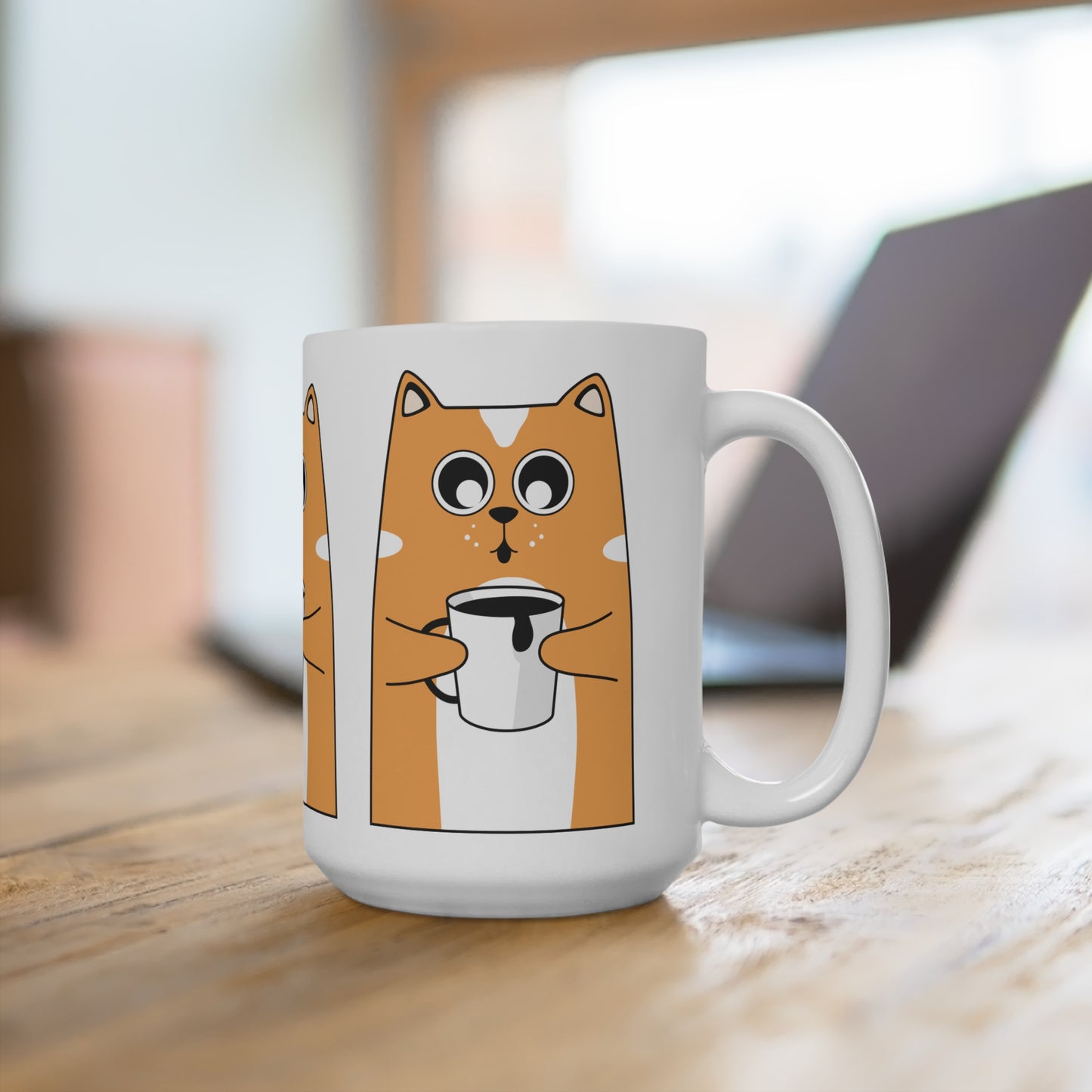 Meow Coffee Mug 15oz