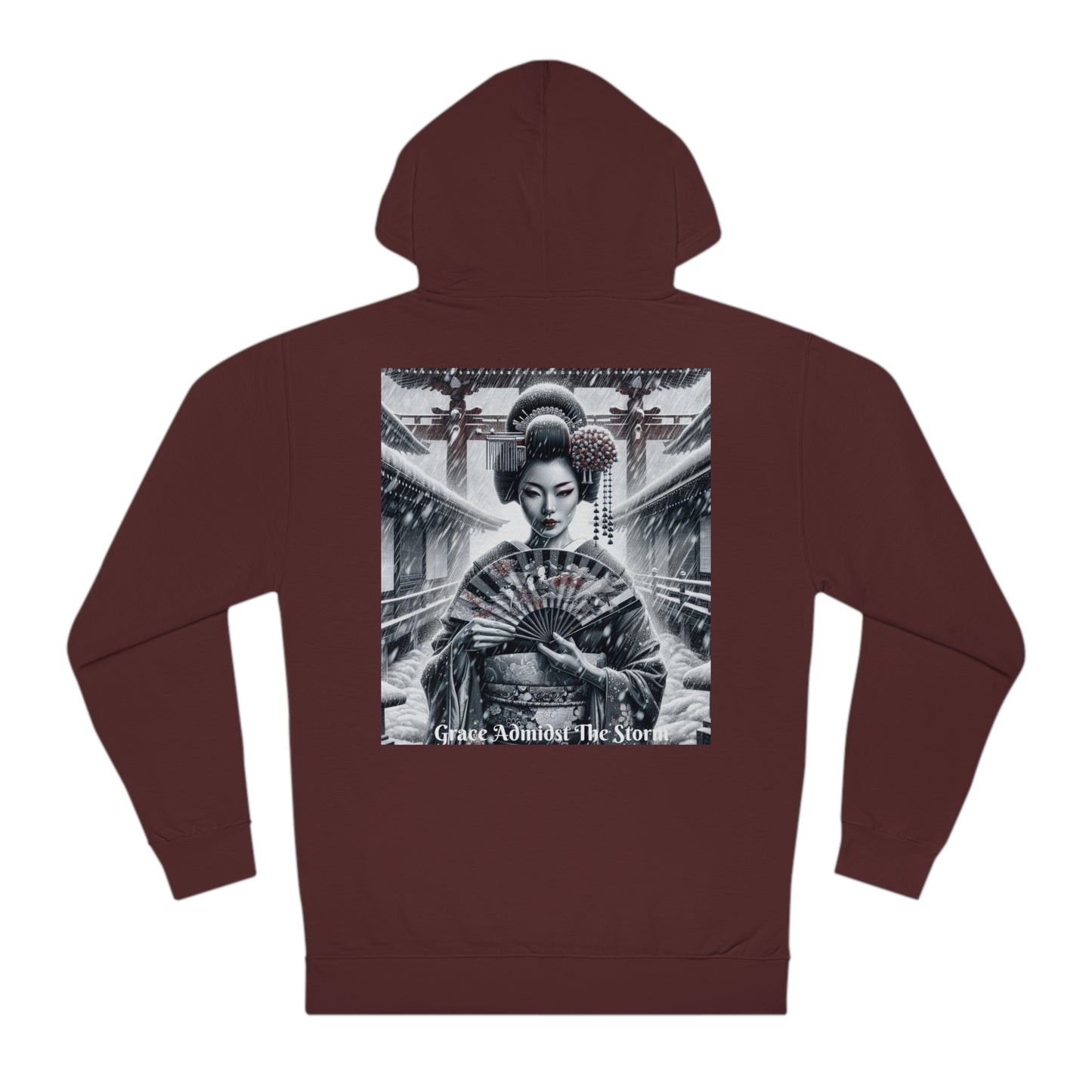 Geisha ~Grace Amidst the Storm ~Embrace Your Inner Calm Hoodie