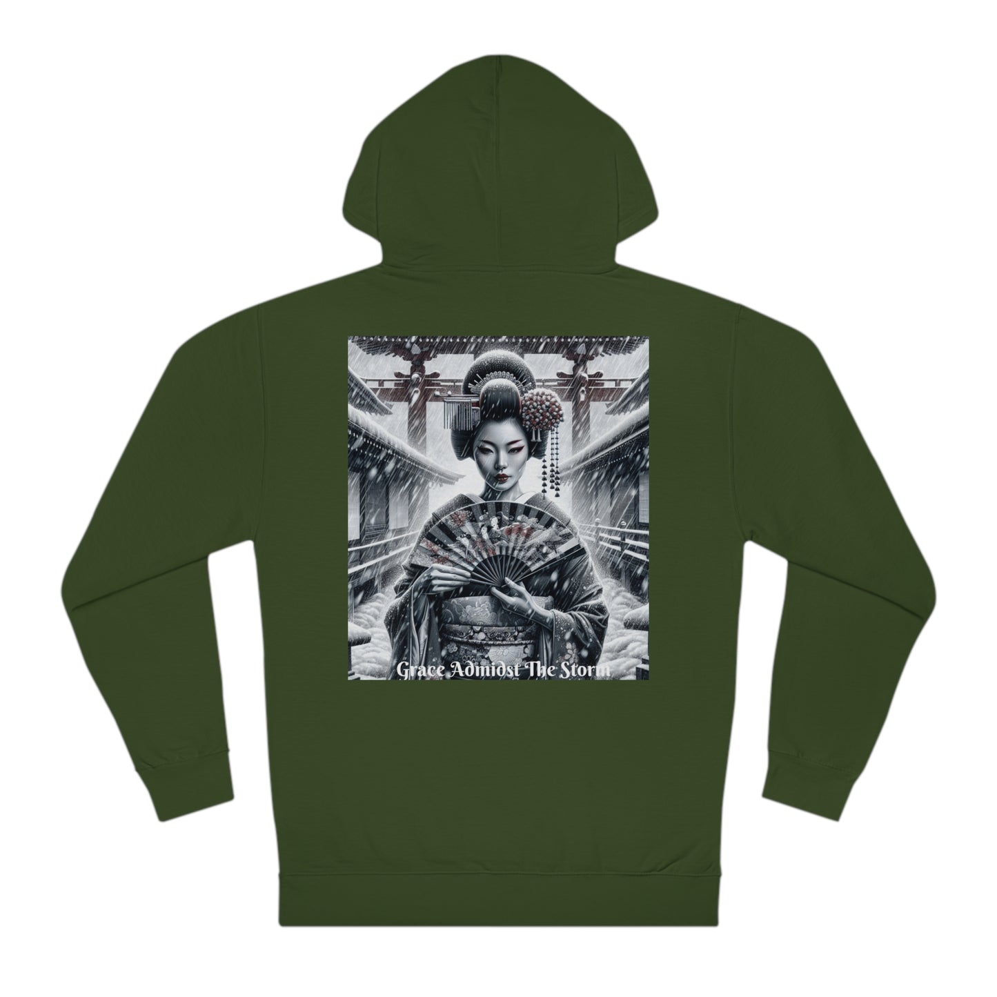 Geisha ~Grace Amidst the Storm ~Embrace Your Inner Calm Hoodie