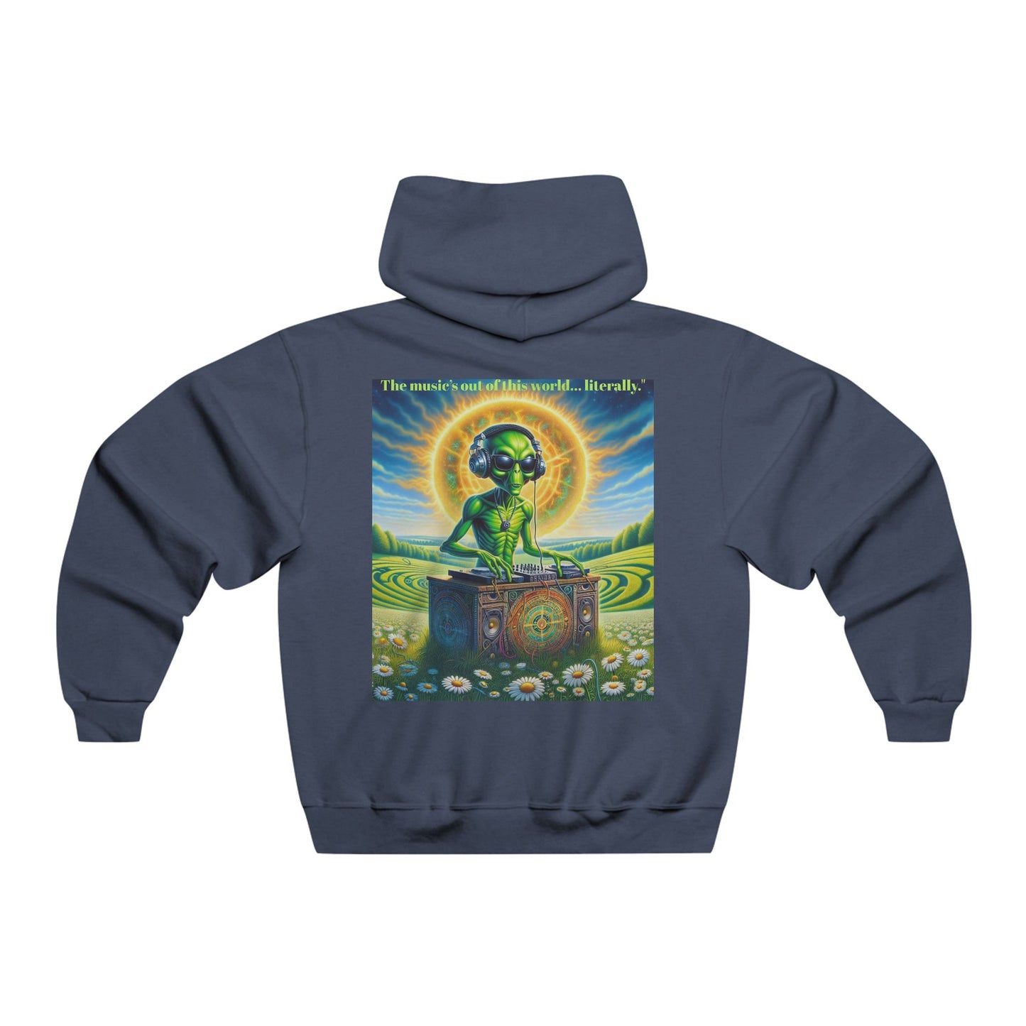 The music’s out of this world… literally. Hooded Sweatshirt