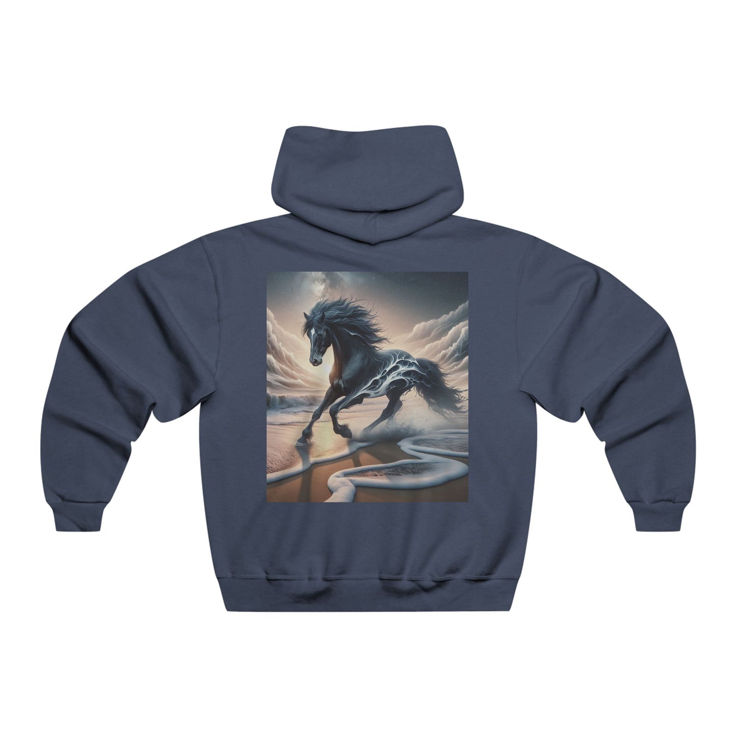 Wild and Free, Where the Ocean Meets the Earth. Hooded Sweatshirt