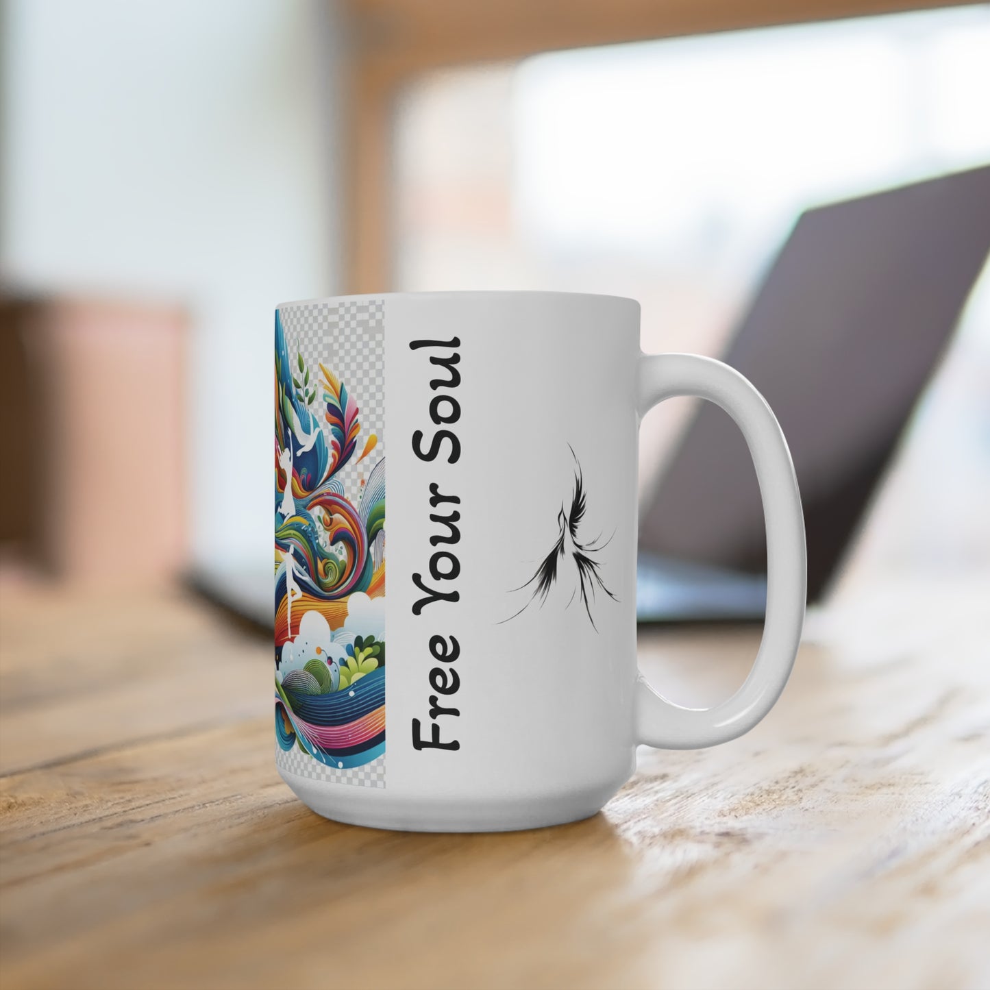 Unleash Your Spirit: Sip from Our 'Free Your Soul' Mug!
