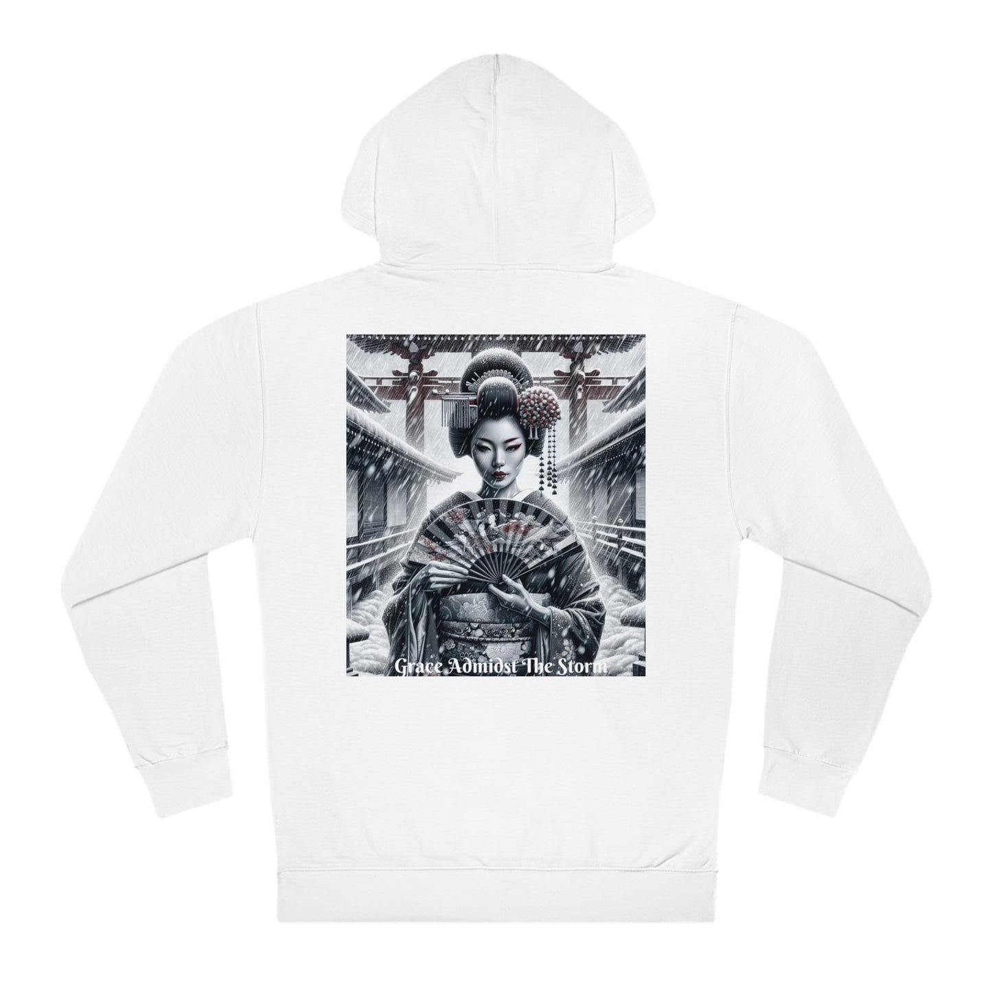 Geisha ~Grace Amidst the Storm ~Embrace Your Inner Calm Hoodie