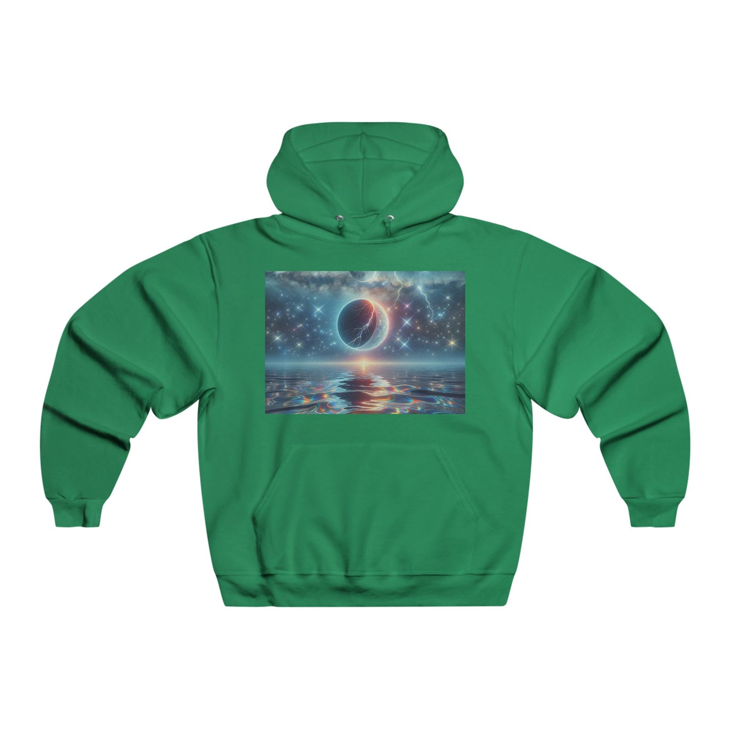Prismatic Night  Hooded Sweatshirt
