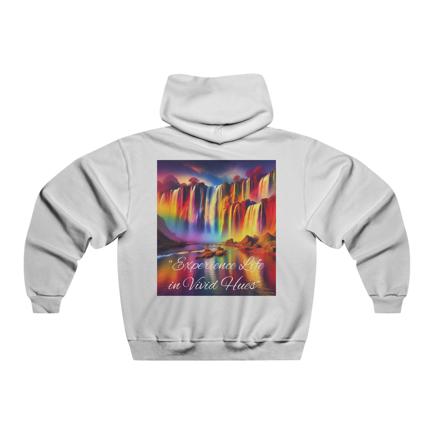 Experience Life in Vivid Hues Hooded Sweatshirt