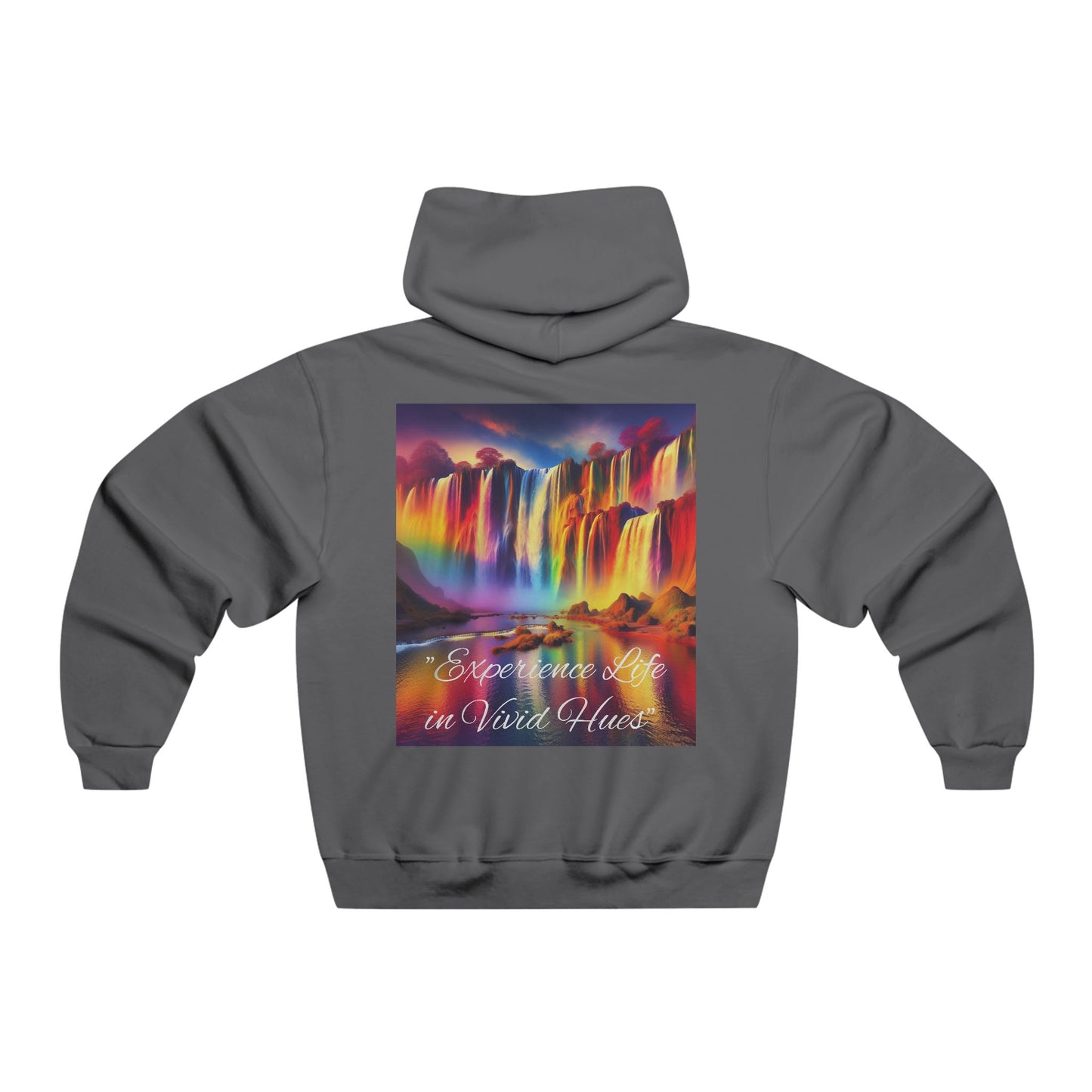 Experience Life in Vivid Hues Hooded Sweatshirt