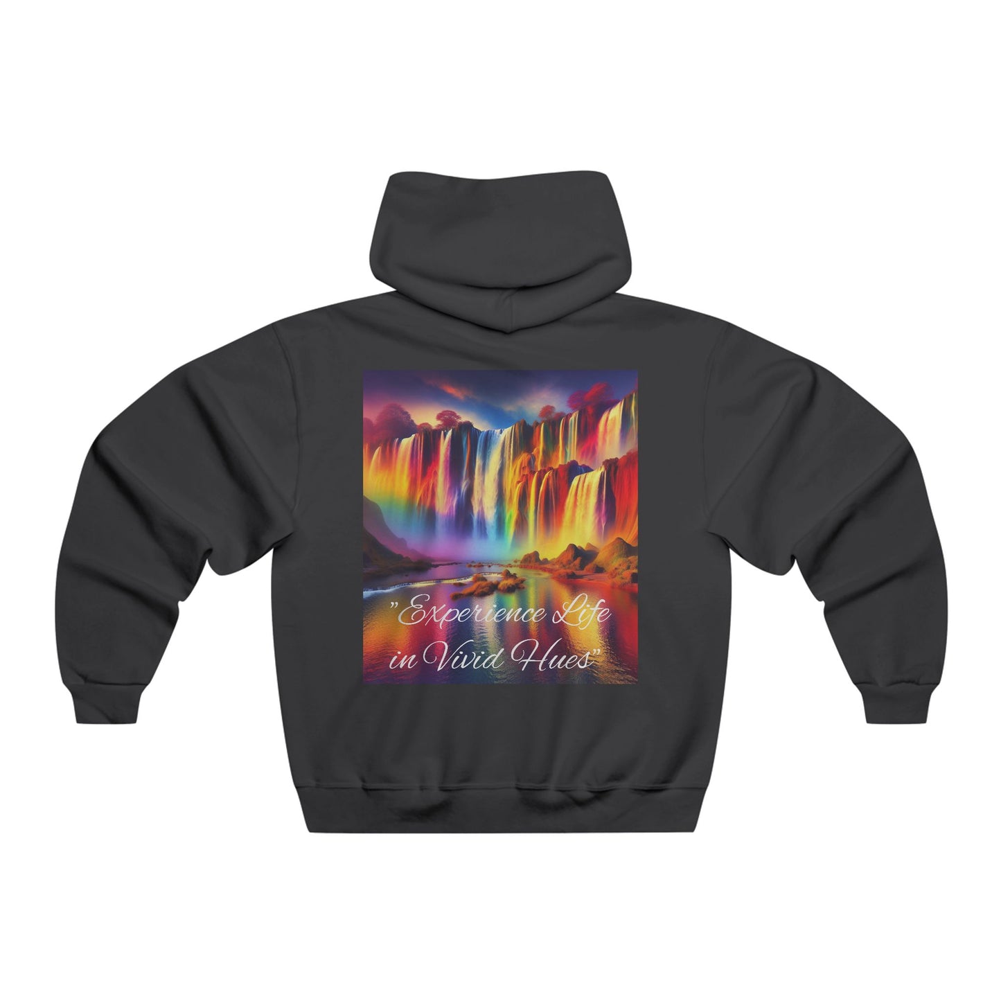 Experience Life in Vivid Hues Hooded Sweatshirt