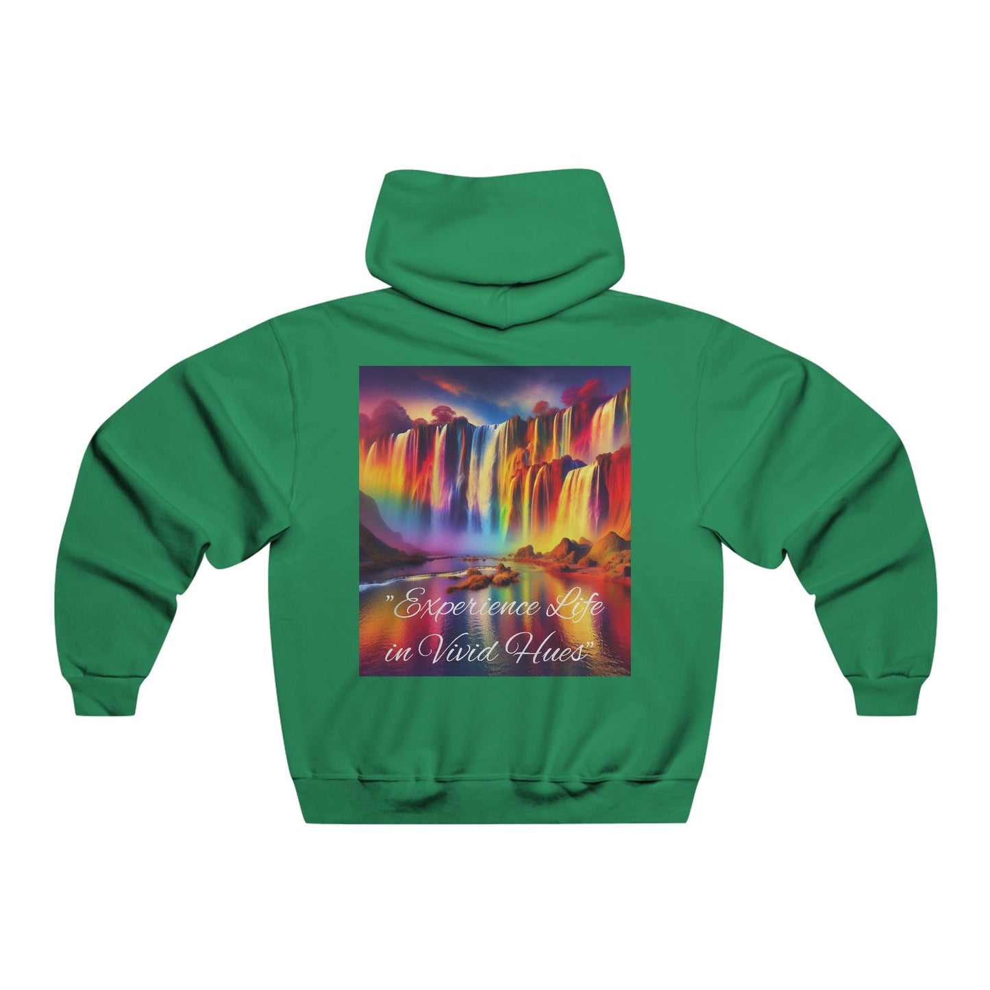 Experience Life in Vivid Hues Hooded Sweatshirt