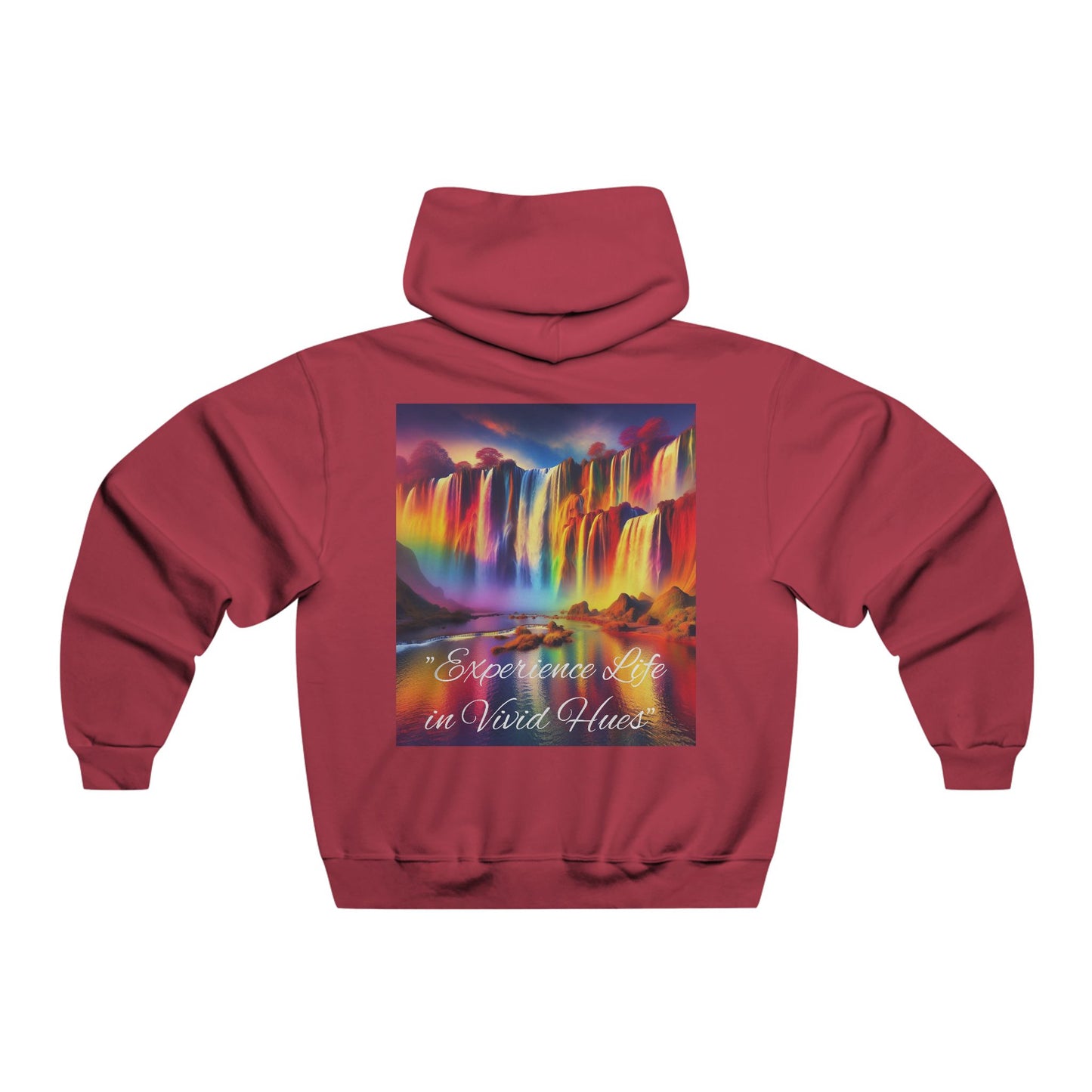 Experience Life in Vivid Hues Hooded Sweatshirt