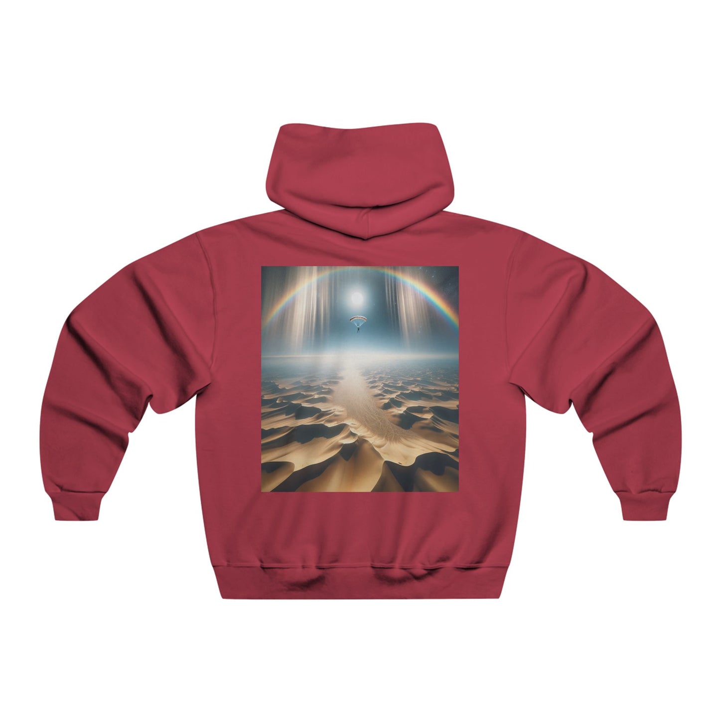 "The future is a canvas; paint it with the colors of your dreams." Hooded Sweatshirt