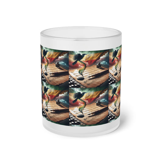 Essence Of Life Frosted Glass Mug