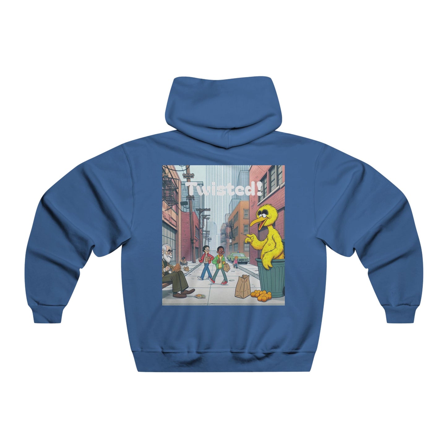 Twisted Hooded Sweatshirt