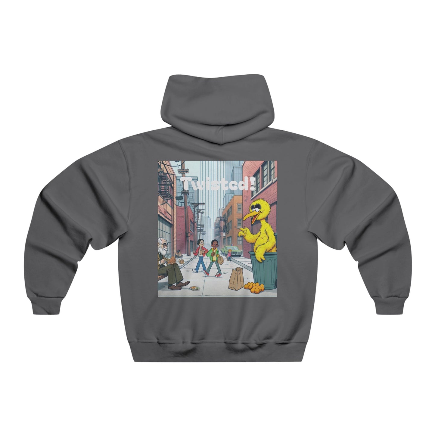 Twisted Hooded Sweatshirt