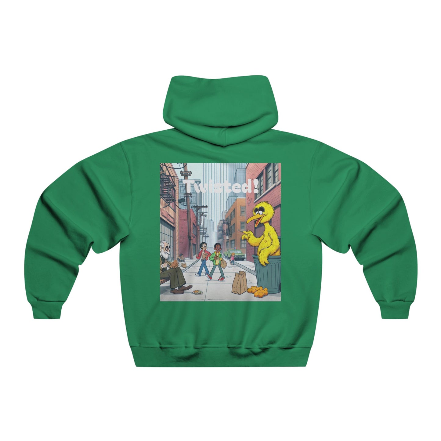 Twisted Hooded Sweatshirt