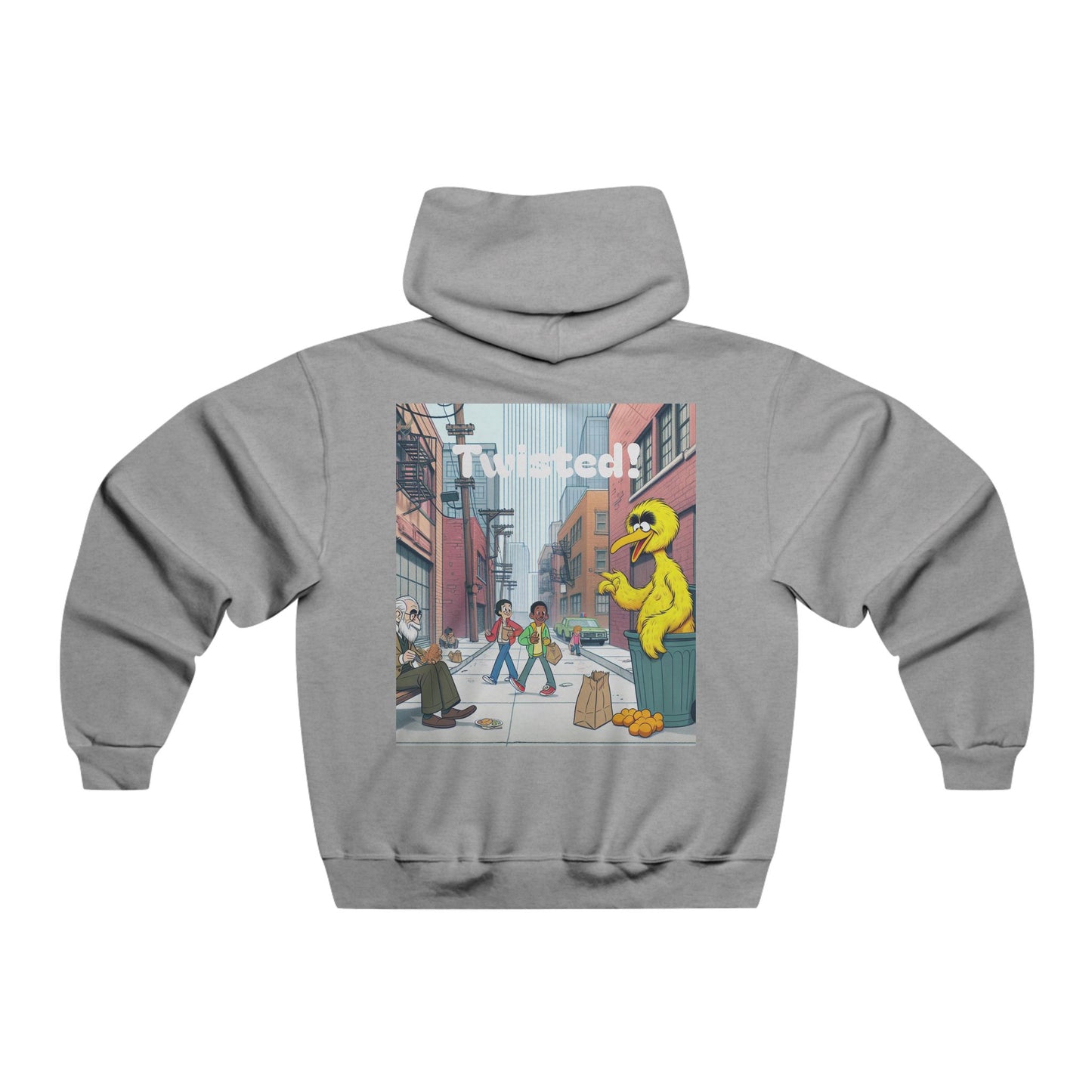 Twisted Hooded Sweatshirt