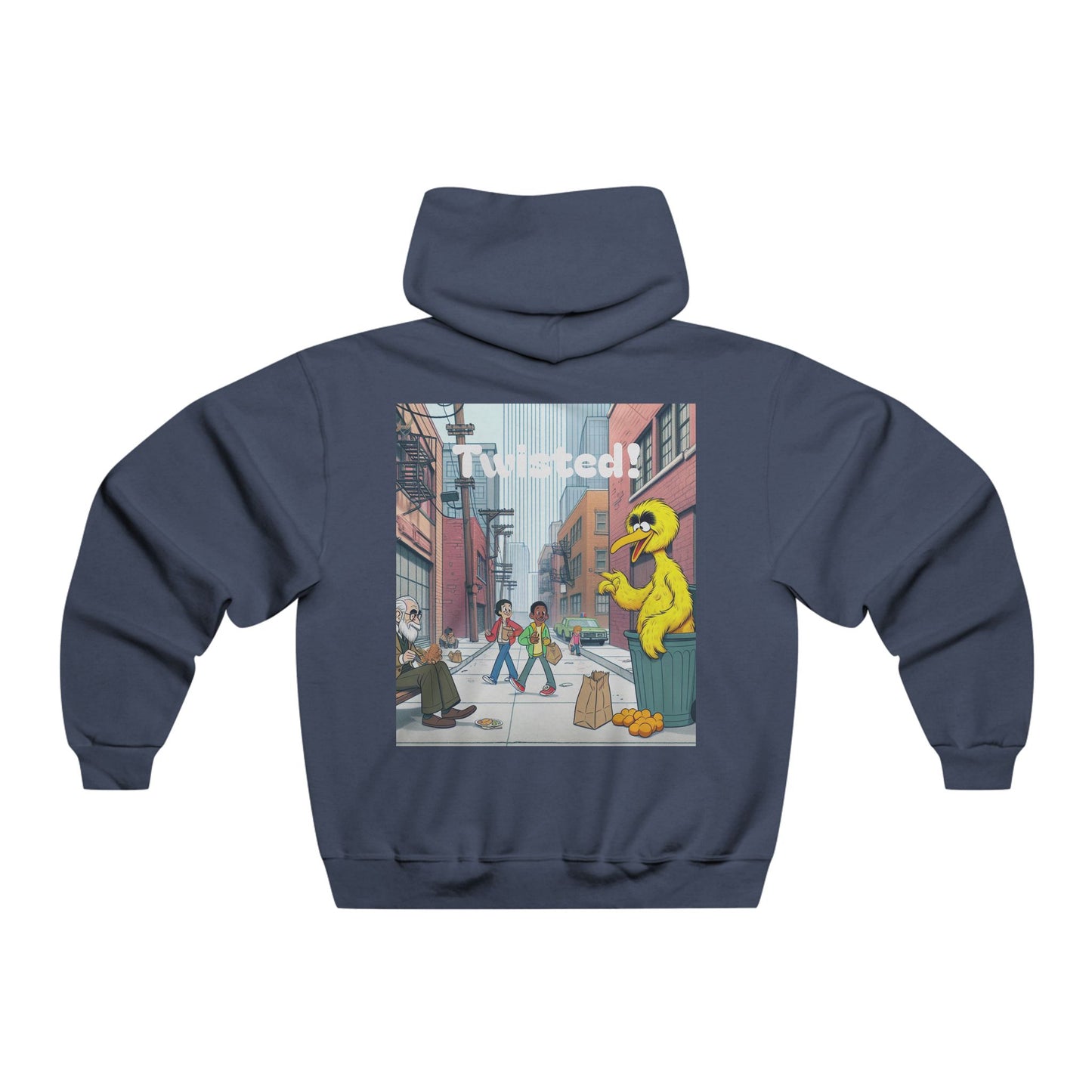 Twisted Hooded Sweatshirt