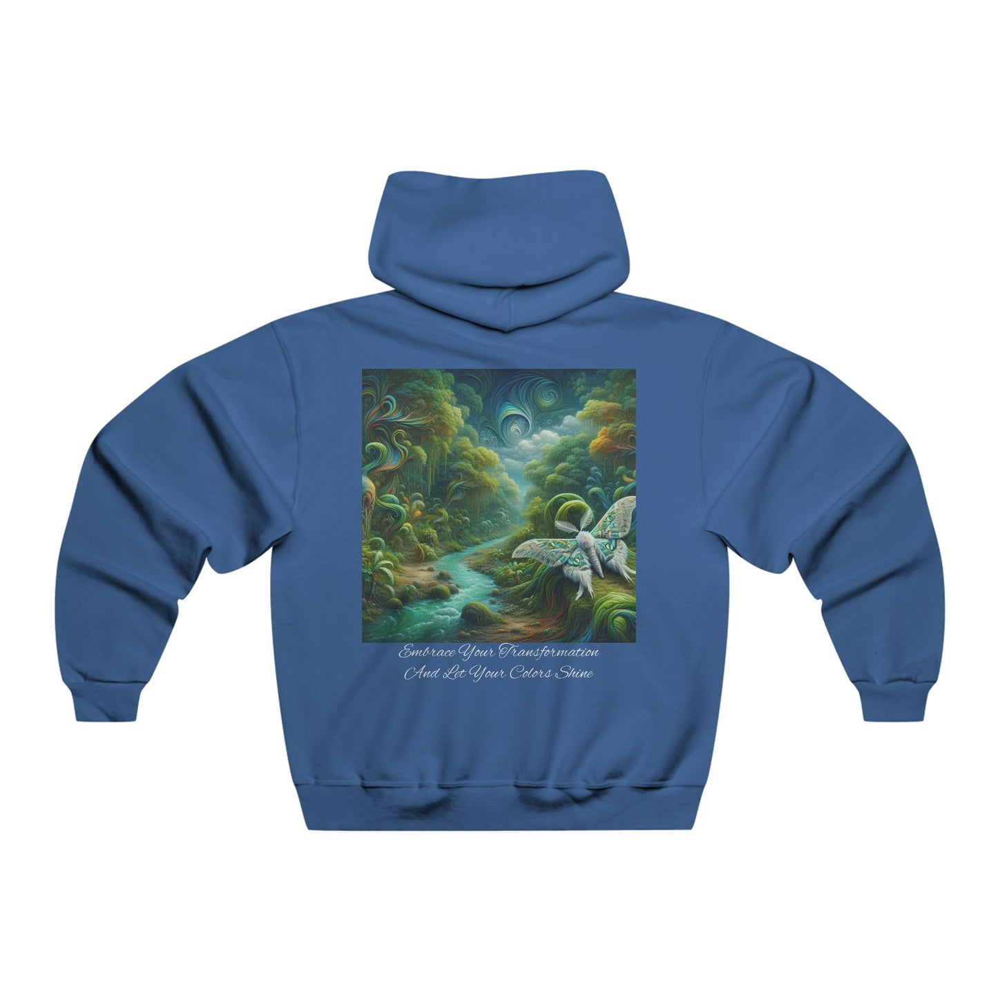 Embrace your transformation and let your colors shine! Hooded Sweatshirt