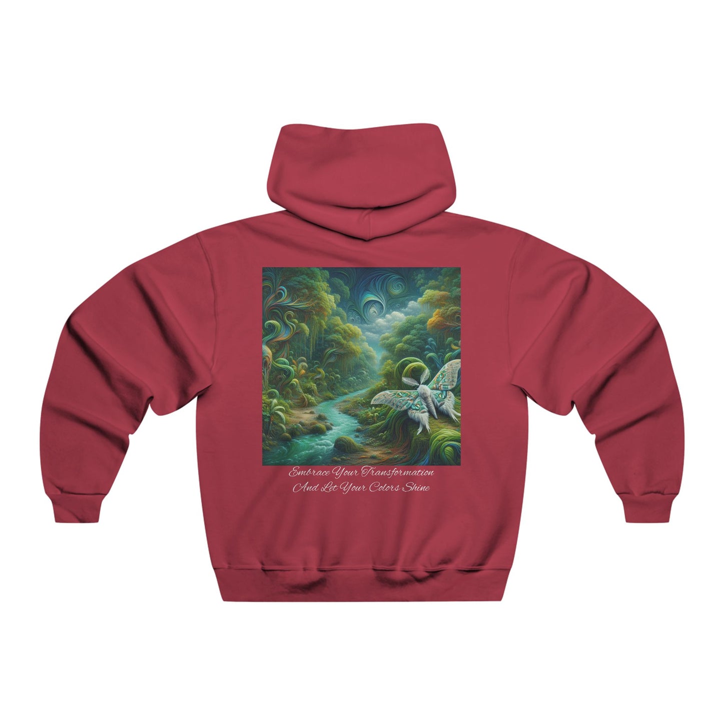 Embrace your transformation and let your colors shine! Hooded Sweatshirt