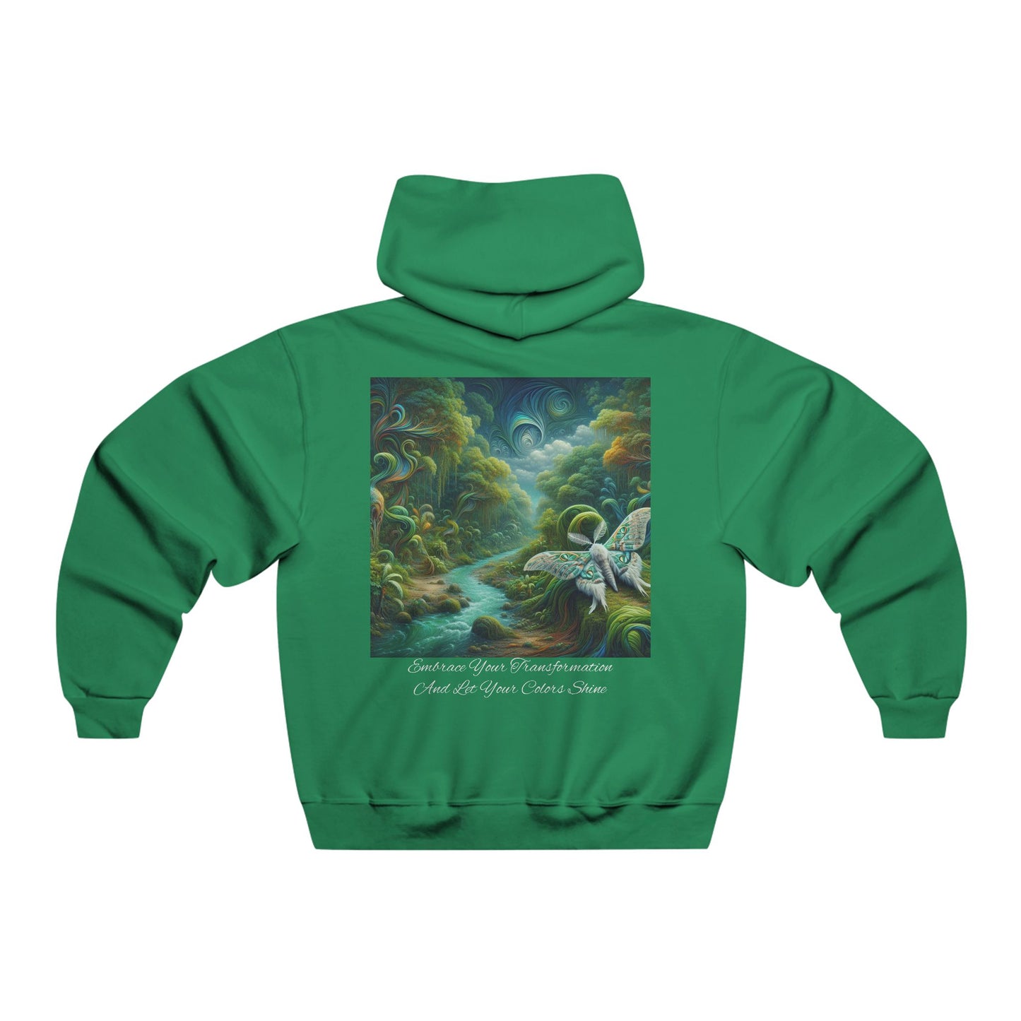 Embrace your transformation and let your colors shine! Hooded Sweatshirt