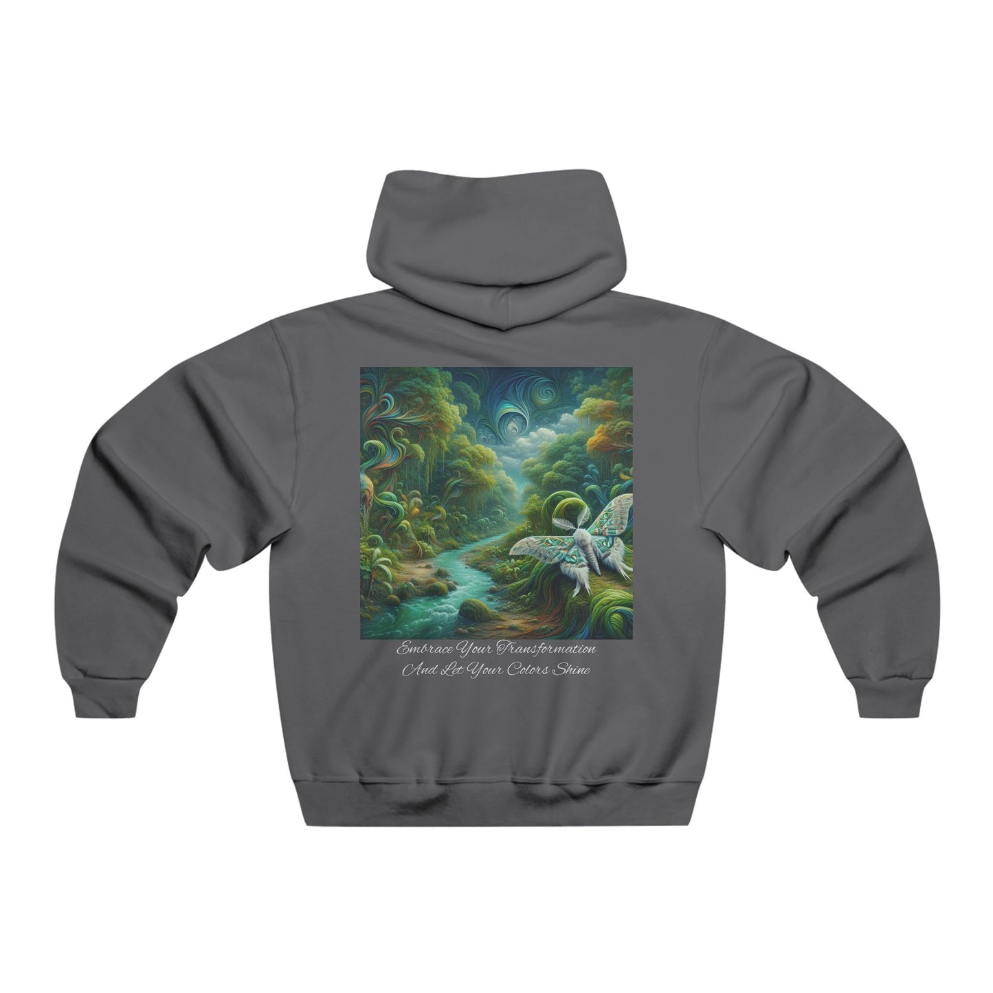 Embrace your transformation and let your colors shine! Hooded Sweatshirt