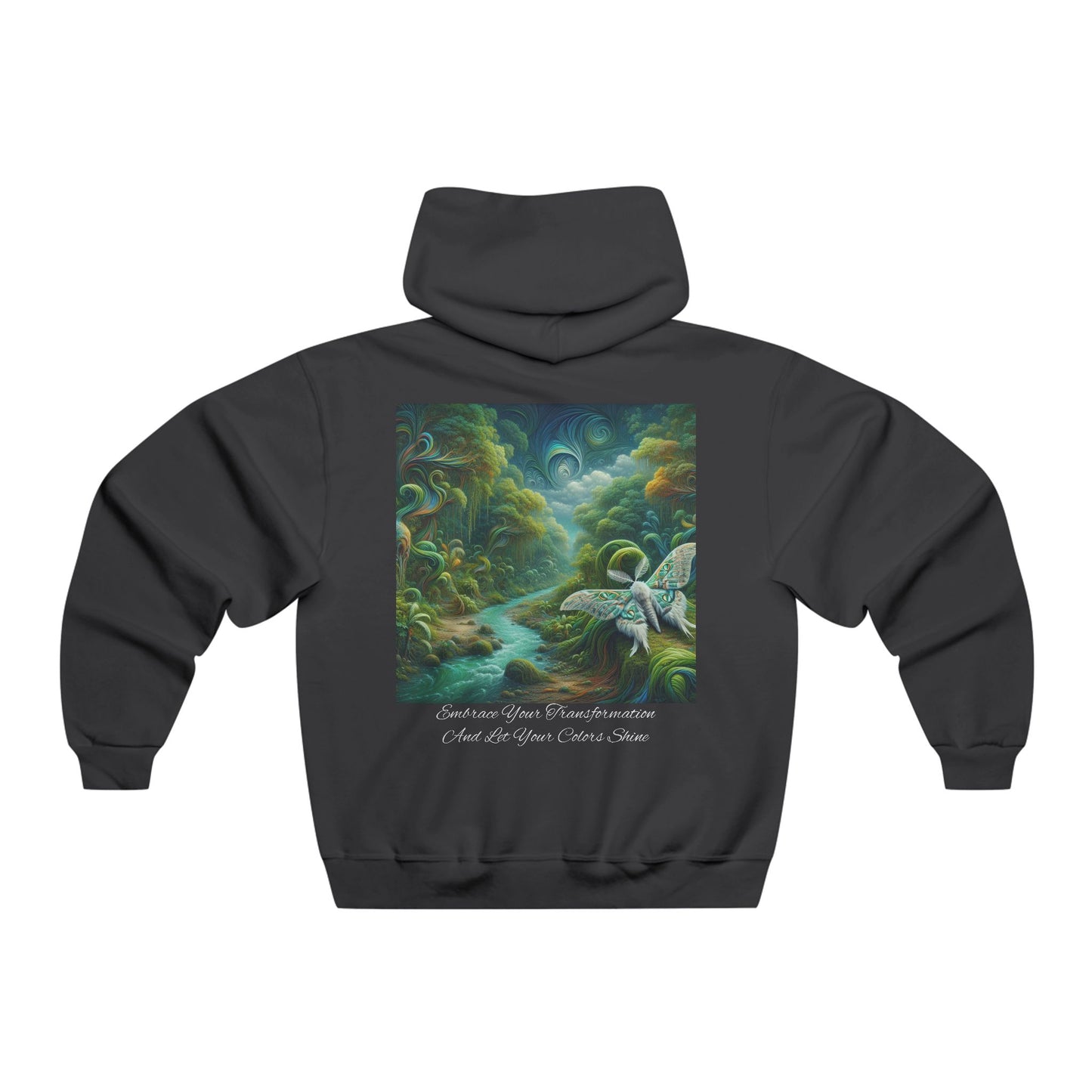 Embrace your transformation and let your colors shine! Hooded Sweatshirt