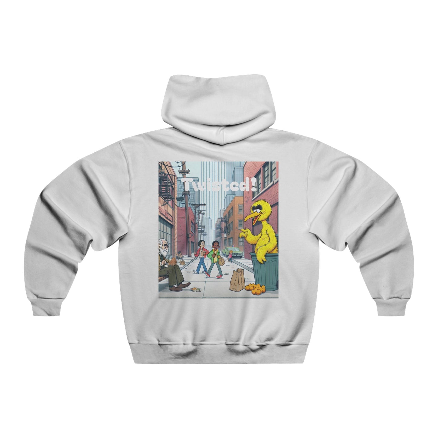 Twisted Hooded Sweatshirt
