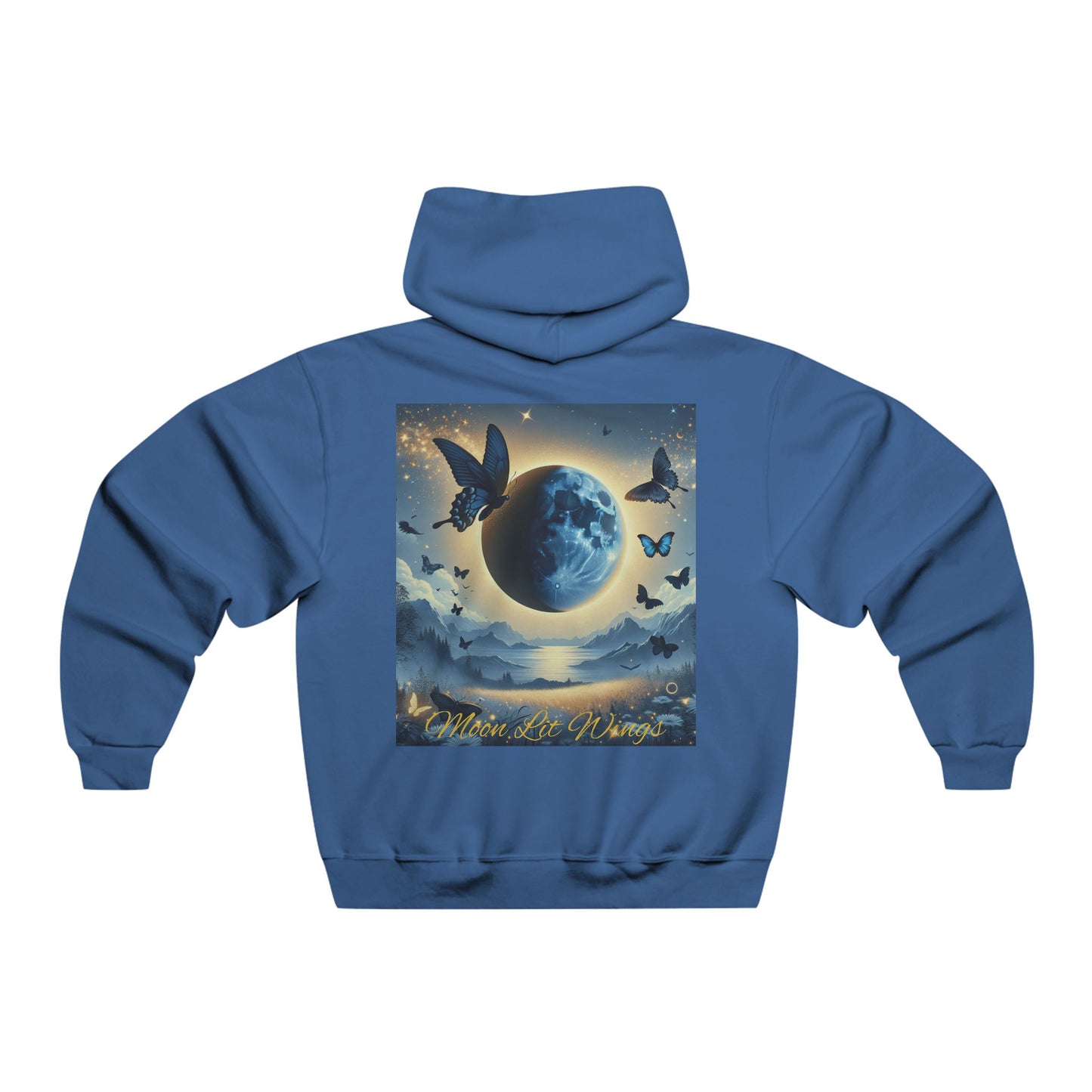 Moonlit Wings ~ Where Poetry Meets The Night ! Hooded Sweatshirt