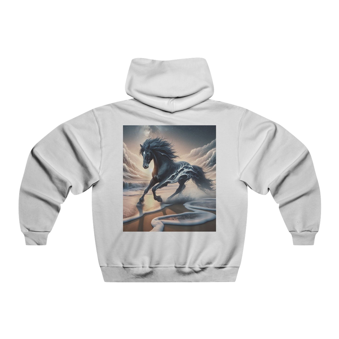 Wild and Free, Where the Ocean Meets the Earth. Hooded Sweatshirt