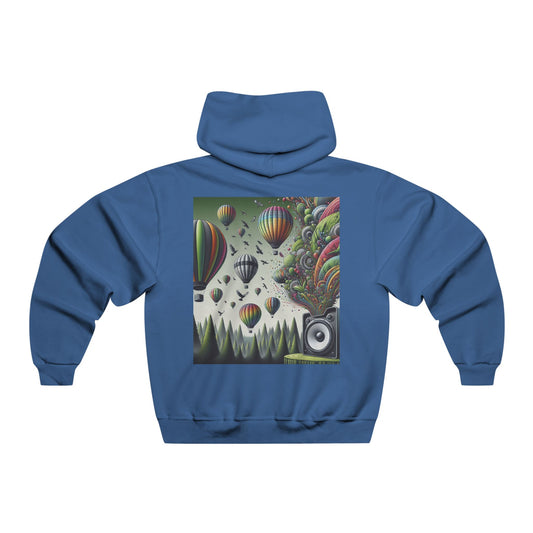 Where The Bass Drops, The Balloons Rise Hooded Sweatshirt