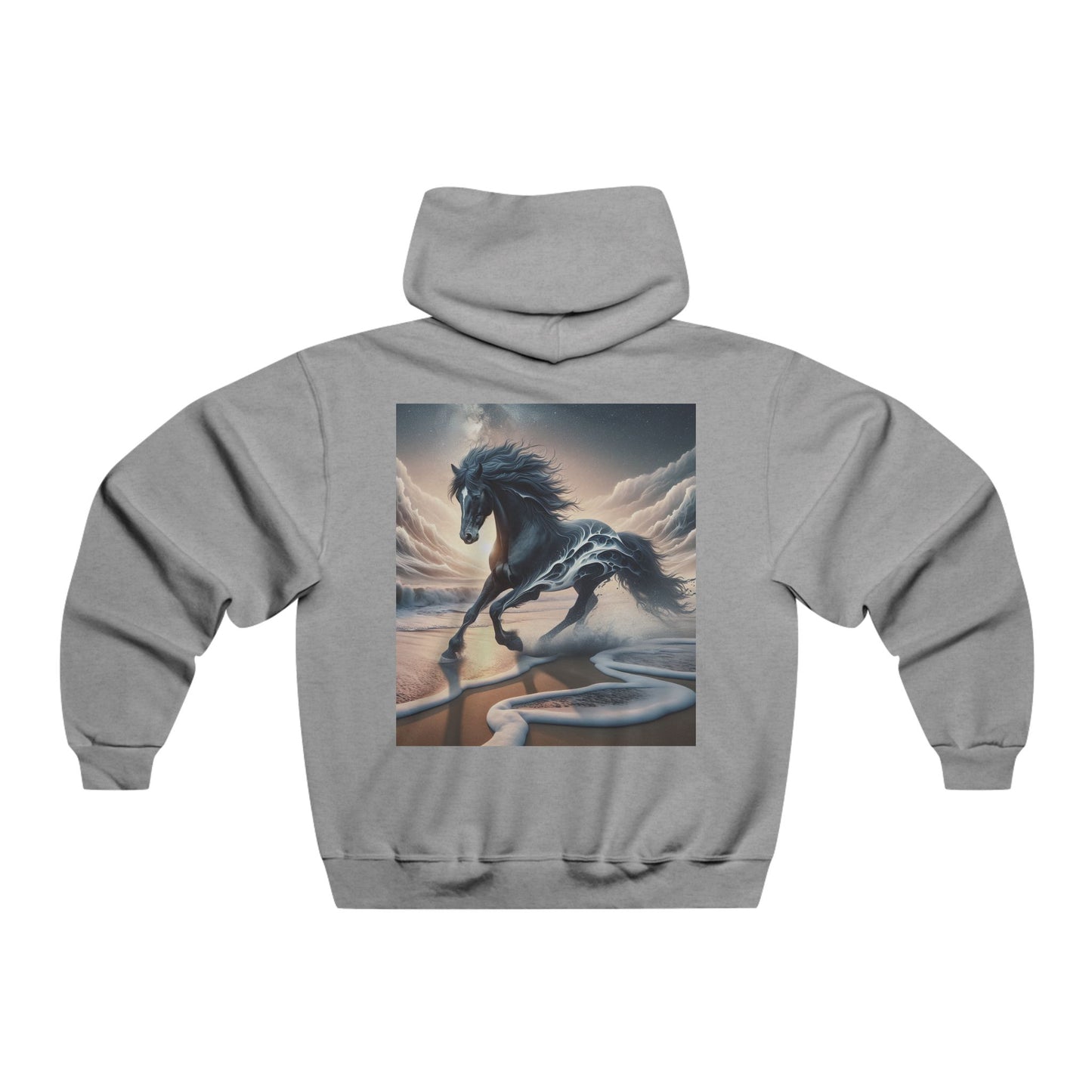 Wild and Free, Where the Ocean Meets the Earth. Hooded Sweatshirt