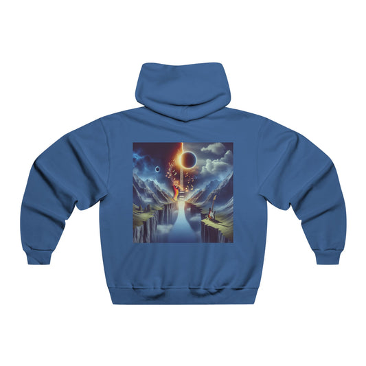 Strumming Thru Shadows Like an Eclipse Over Earth Hooded Sweatshirt