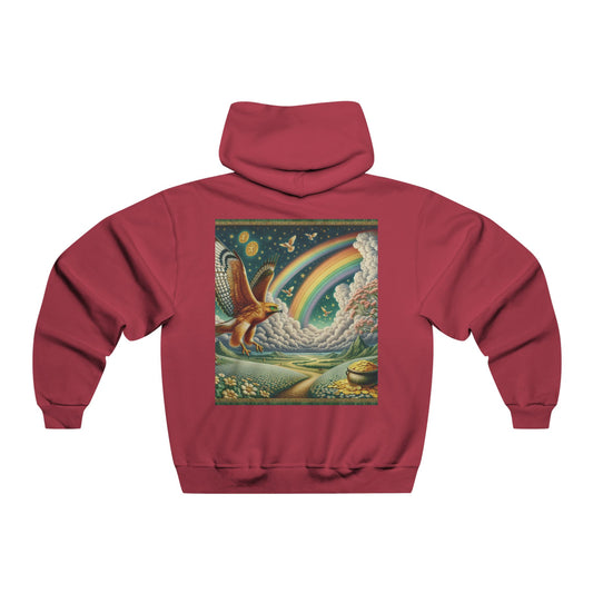 "In the wake of the rainbow’s light, I found a pot of gold, but it was the wings of freedom that truly made me soar."Hooded Sweatshirt