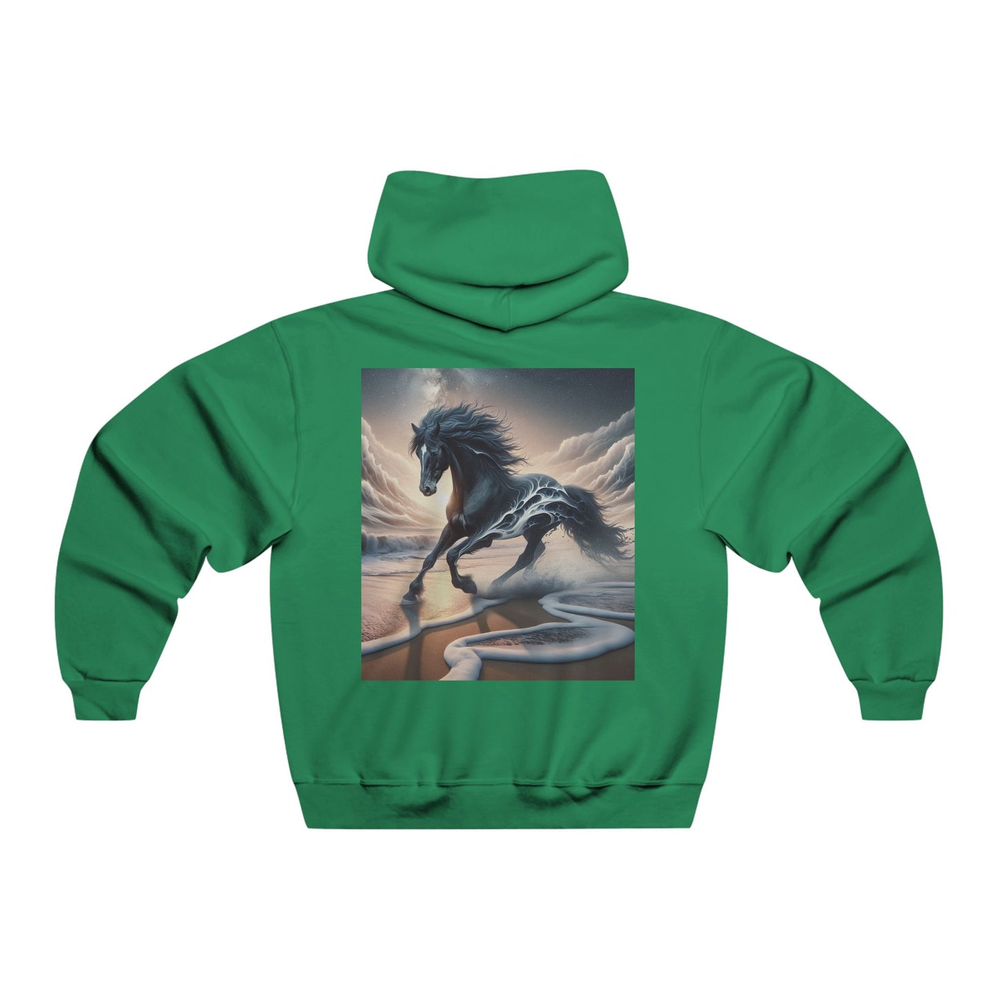 Wild and Free, Where the Ocean Meets the Earth. Hooded Sweatshirt