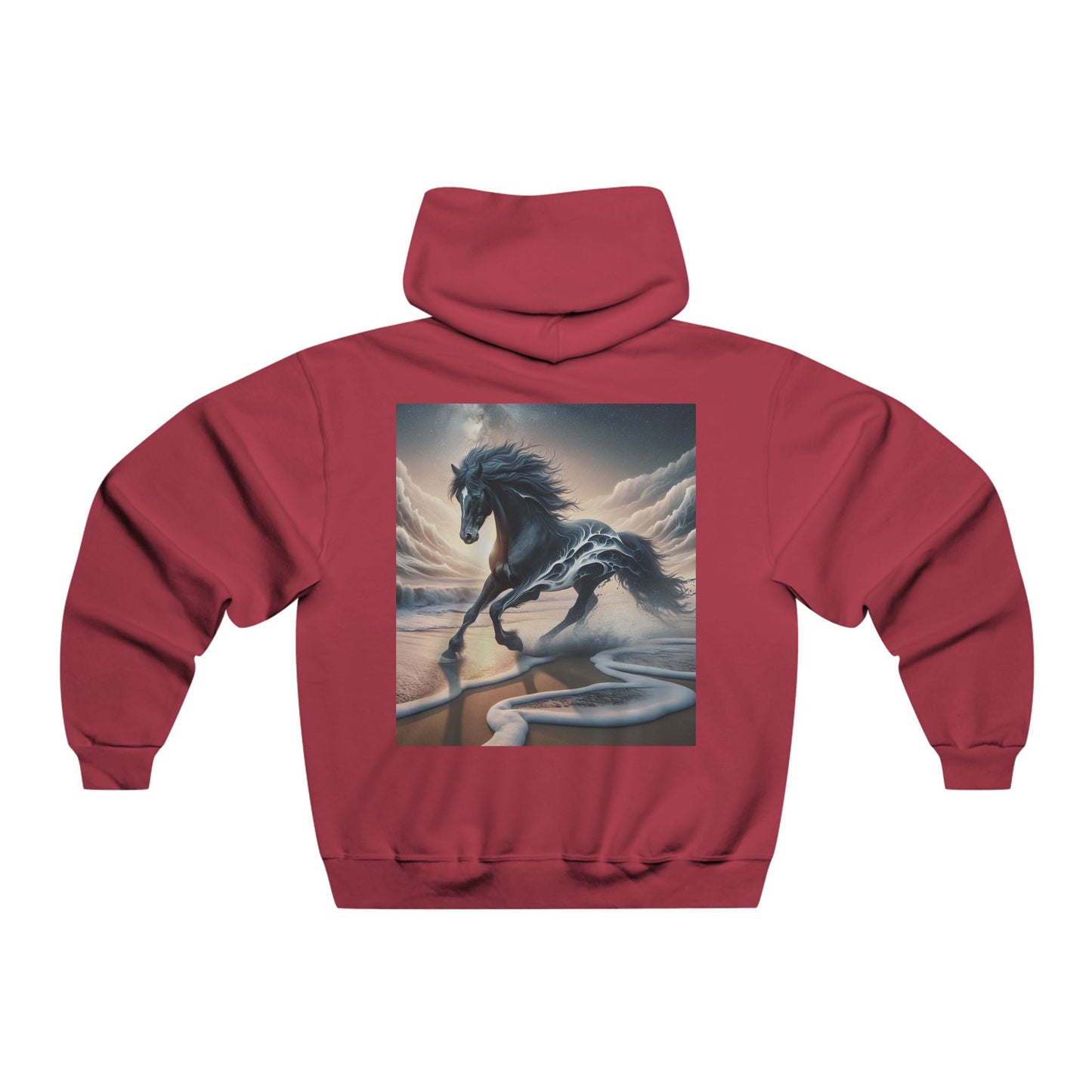 Wild and Free, Where the Ocean Meets the Earth. Hooded Sweatshirt