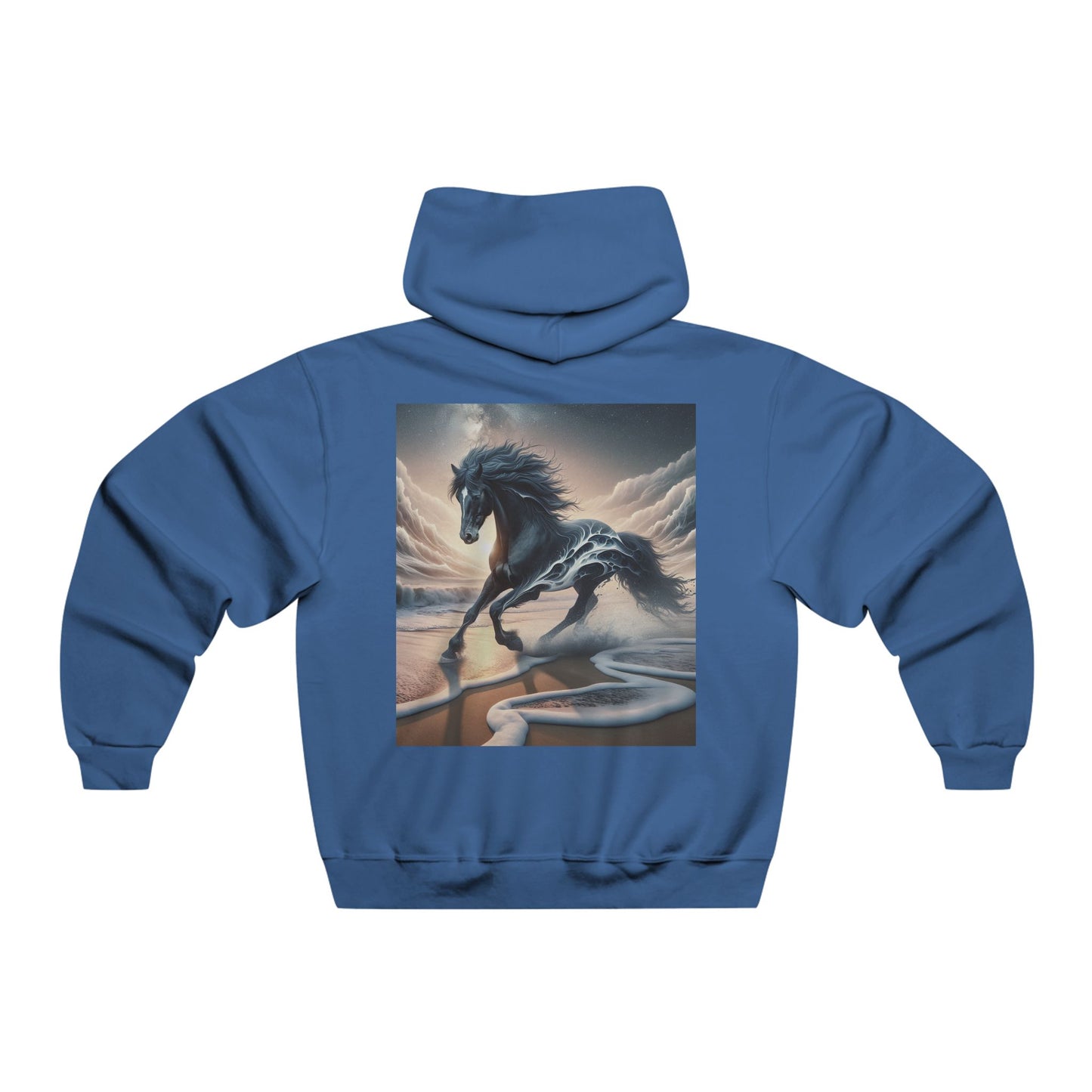 Wild and Free, Where the Ocean Meets the Earth. Hooded Sweatshirt