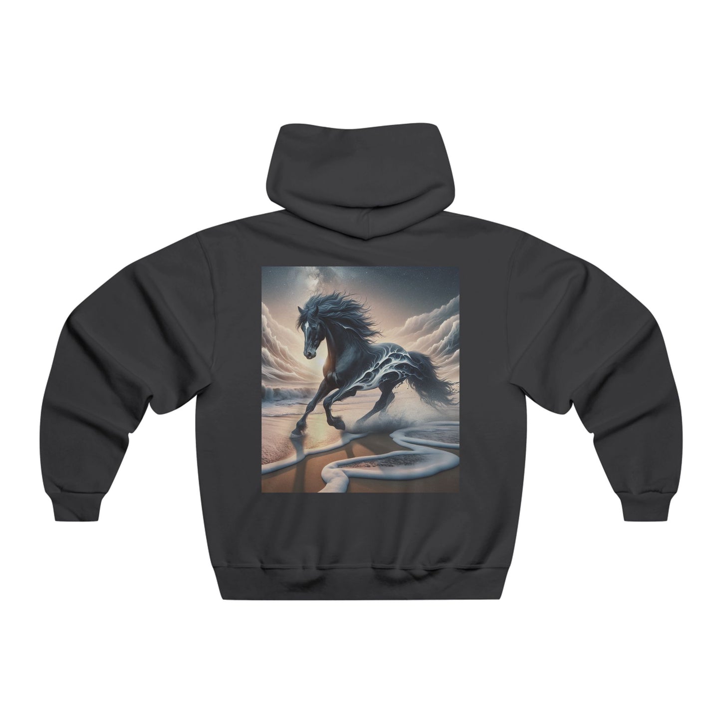 Wild and Free, Where the Ocean Meets the Earth. Hooded Sweatshirt