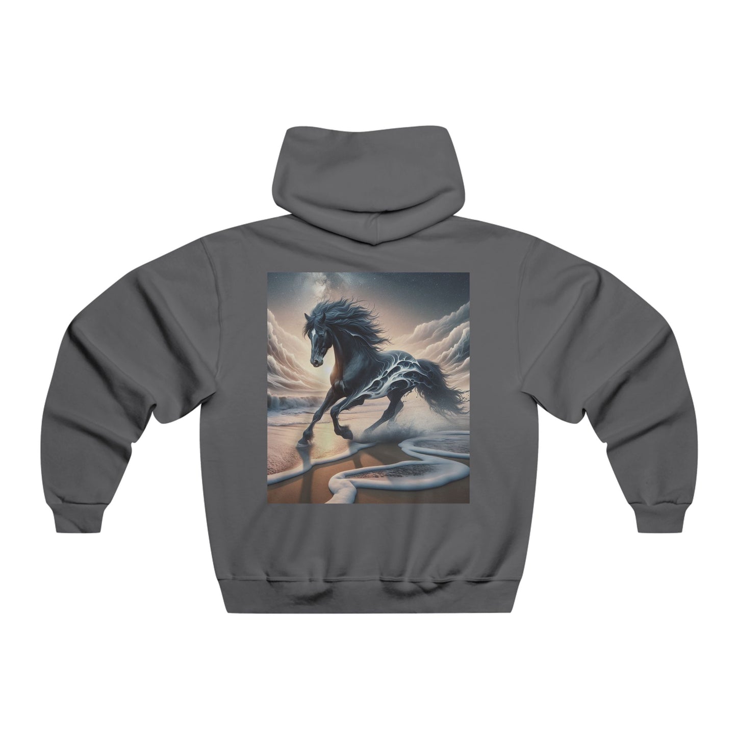 Wild and Free, Where the Ocean Meets the Earth. Hooded Sweatshirt