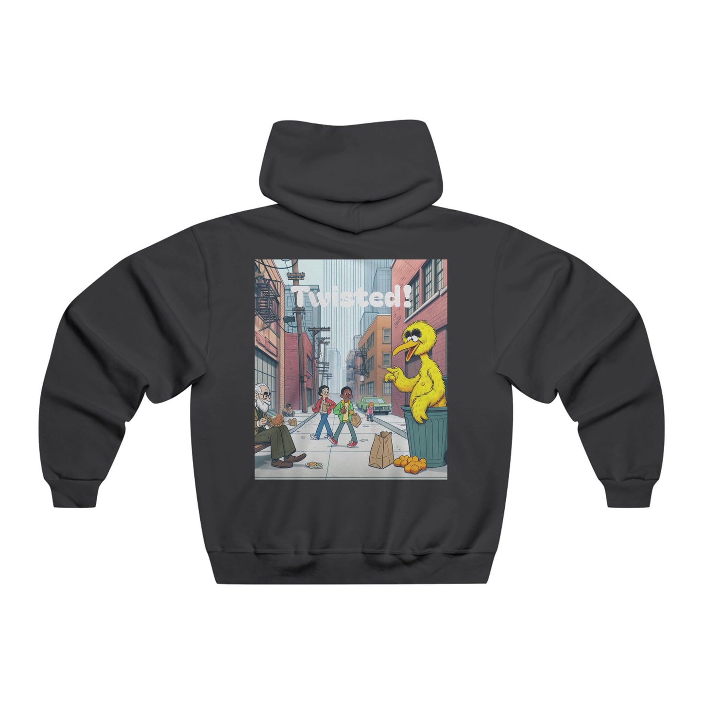 Twisted Hooded Sweatshirt