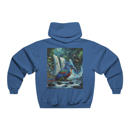 "Like a fish that leaps from water to air, we too can break free from our confines and soar into the unknown." Hooded Sweatshirt