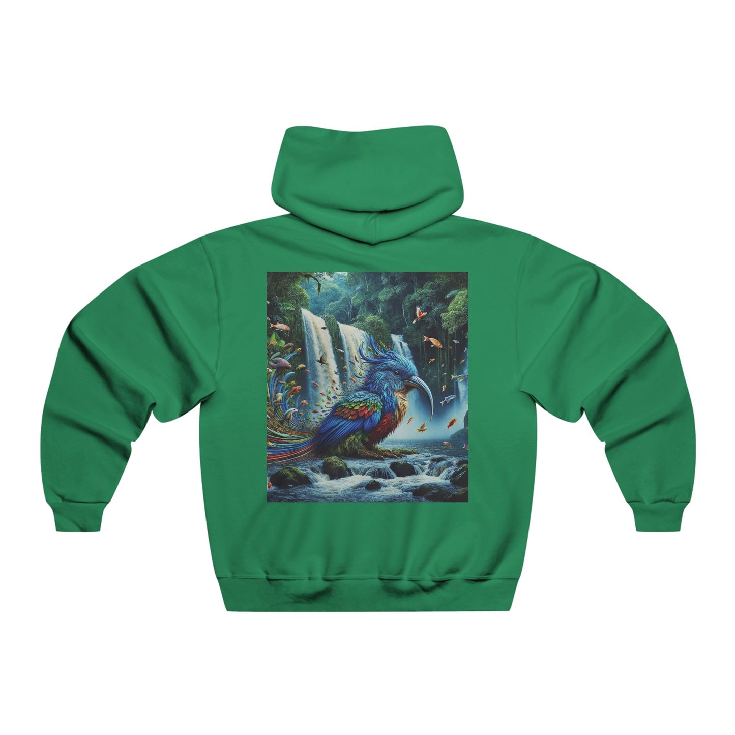 "Like a fish that leaps from water to air, we too can break free from our confines and soar into the unknown." Hooded Sweatshirt