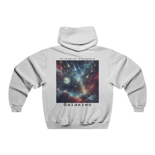 Galaxies~ Even in the darkest skies, the stars find their way. Hooded Sweatshirt